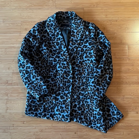 Bernardo Animal Print Coat - Picture 5 of 9